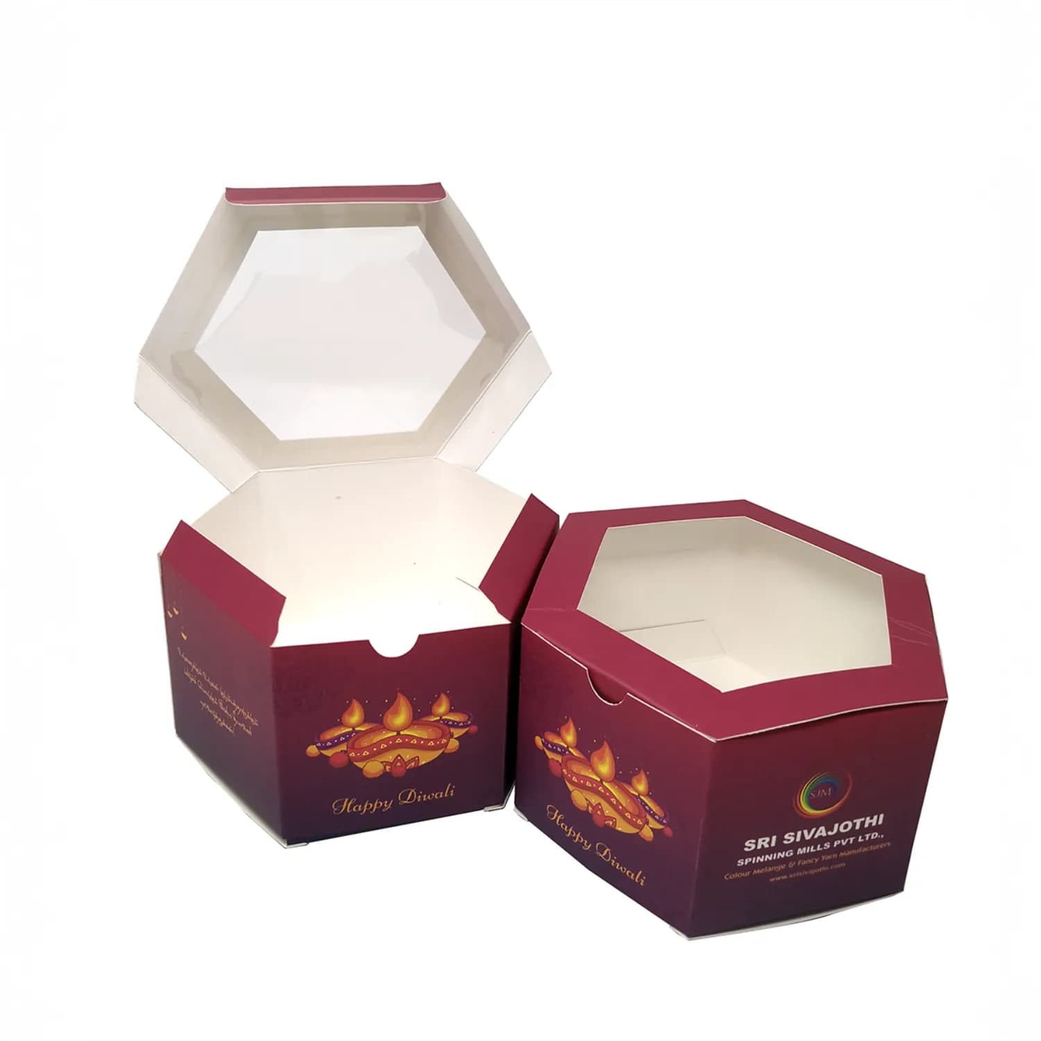 Hexagon Monocarton Box