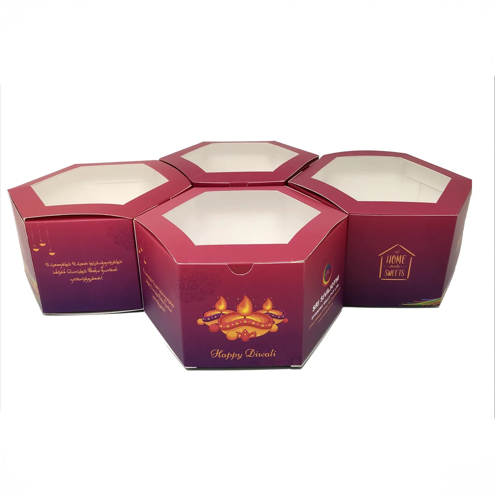 Hexagon Monocarton Box