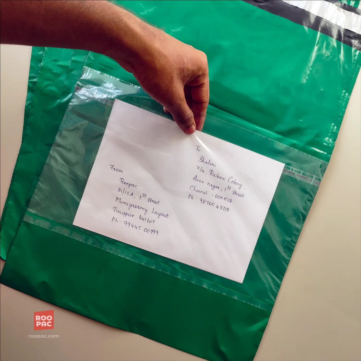 Green Poly Mailer