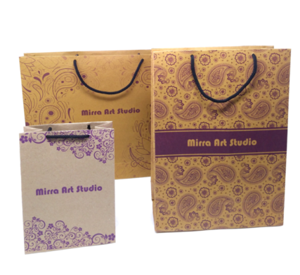 Kraft Paper bags Mirra Art Studio