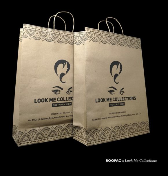Stylish and Sustainable Shopping with Look Me Collection's Kraft Paper Bag