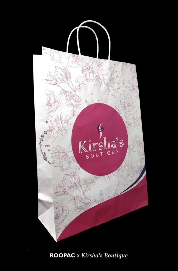 Kirsha's Boutique paper bags