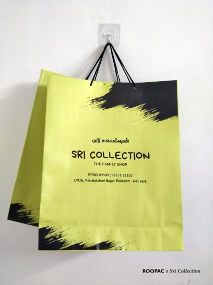 green paper bags