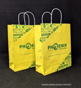 Printed mobile shop bags 