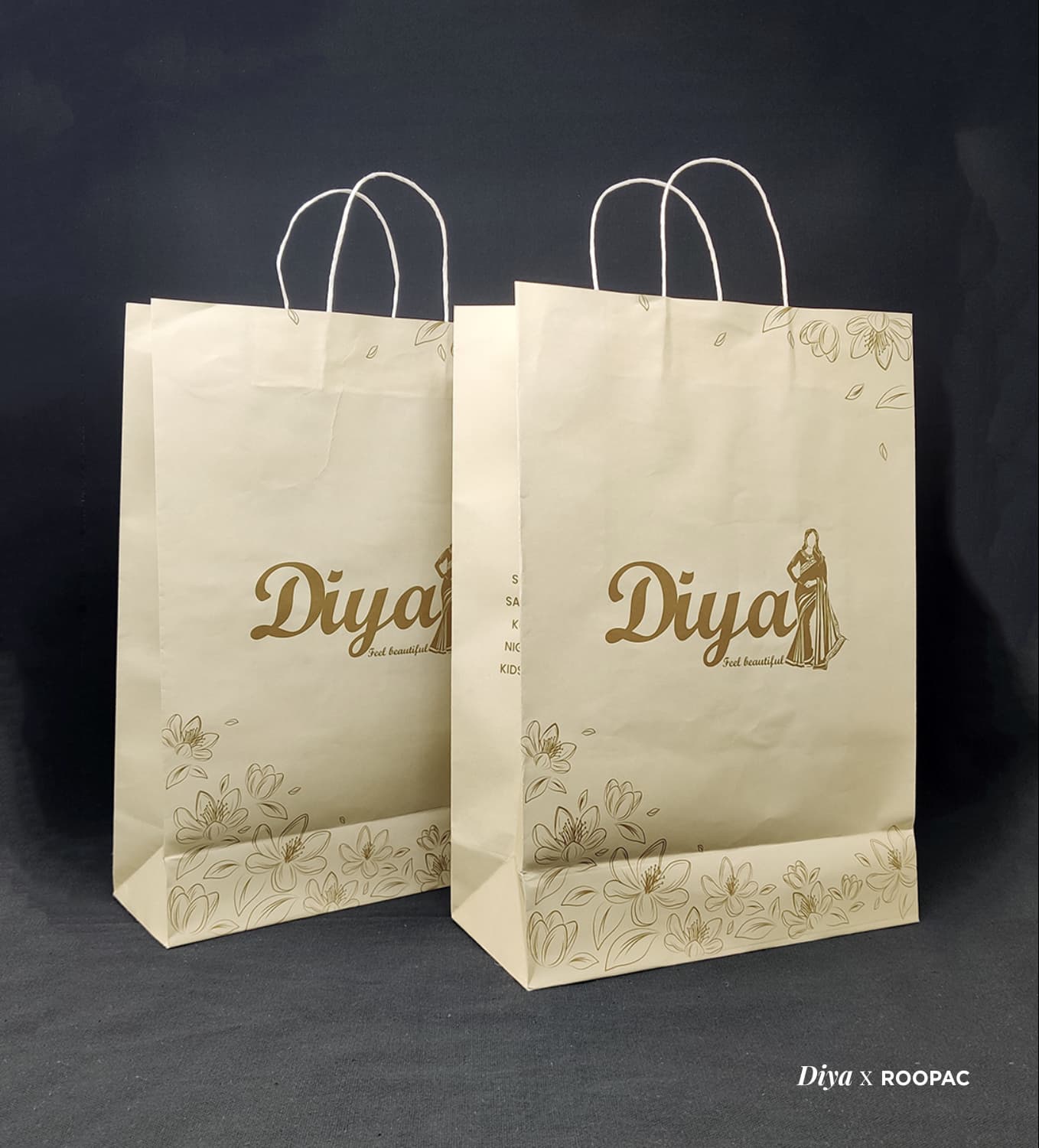 Diya, Designer Boutique Shop Vastra, Tiruppur— Roopac, Paper Bags  Manufacturer from Tiruppur