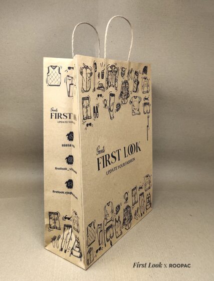 Mens Clothing store paper bags Vijayawada
