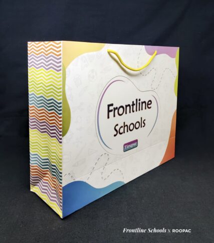 Front lines school paper bag tiruppur