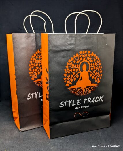 Paper bags for clothing stores