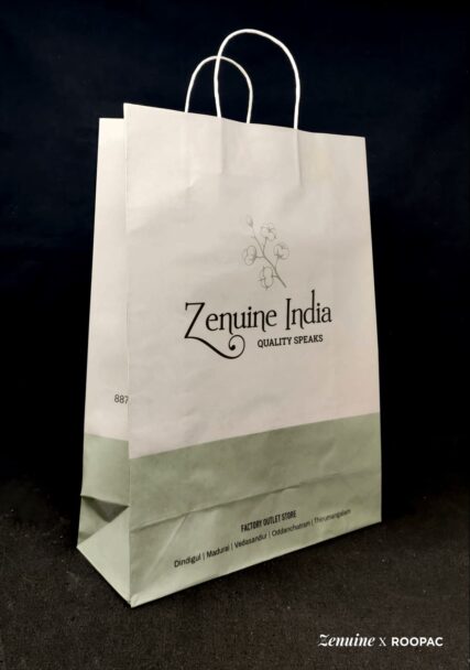 Logo printed paper bags