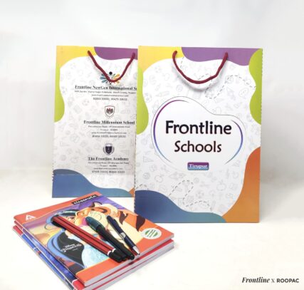 Front lines school paper bag tiruppur