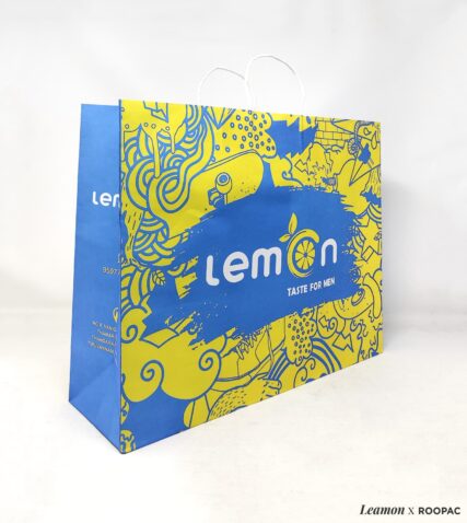 Designer paper bags for Lemon Mens Wear, Tiruvannamalai - Add an extra touch of class to your shopping experience.