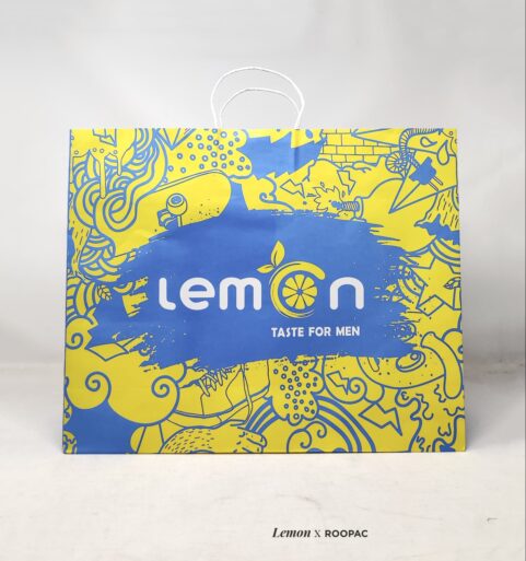 Designer paper bags for Lemon Mens Wear, Tiruvannamalai - Add an extra touch of class to your shopping experience.