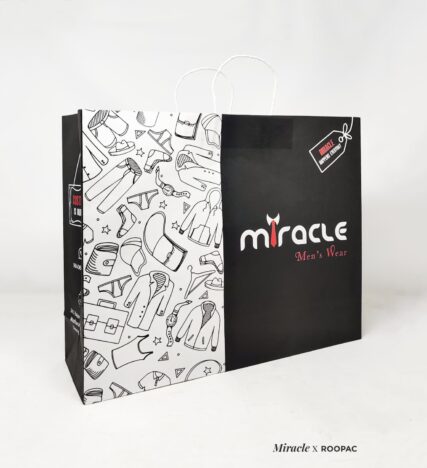 Design Paper Bags for men's wear