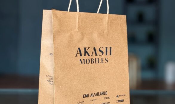 Akash Mobile paper bag