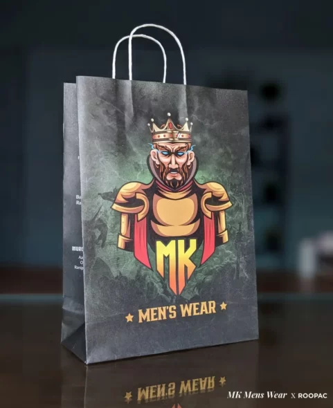 MK mens wear paper bag