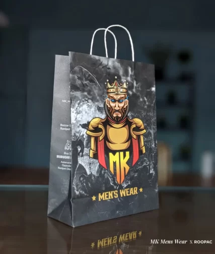 Mens wear paper bag