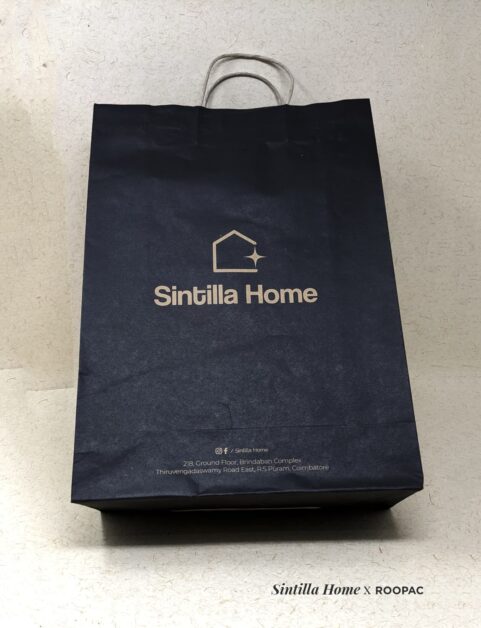 Eco-friendly shopping bag for home decor items