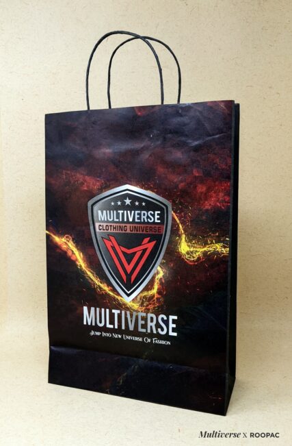 Medium size bag for textile shop