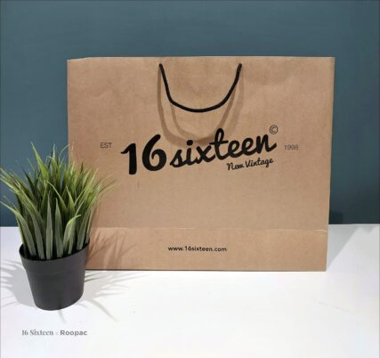 Kraft Paper Bags for 16Sixteen -Streetwear, Baltimore, USA