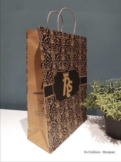 The durable and trendy Paper Bag, a favourite at RS Fashion Hub, Ranipet.