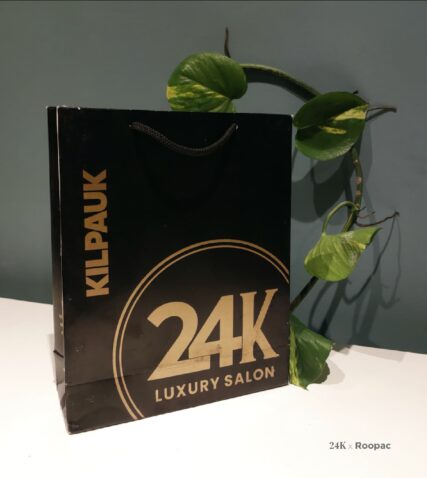 Black color paper bag