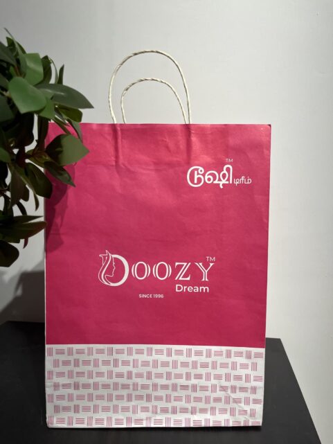 Pink Paper bag, Doozy paper bags in Namakkal
