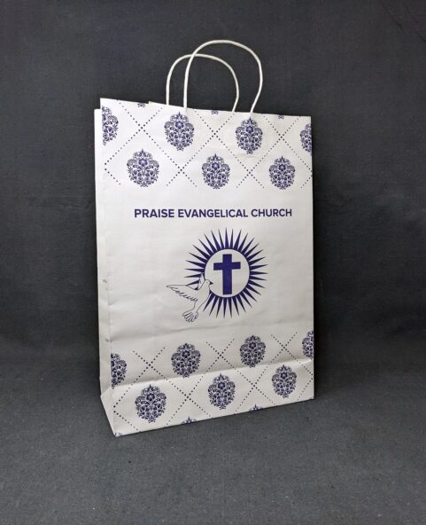 Our sturdy and elegant Gift Bags, ideal for any celebration at Praise Evangelical Church in Viluppuram.