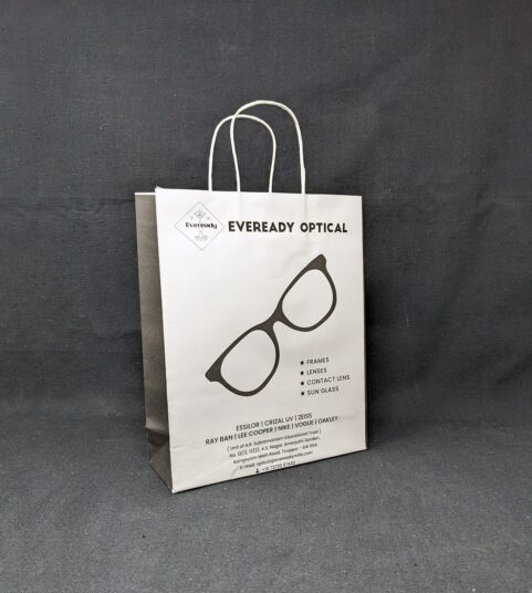 Eye-Catching Eveready Optical Paper Bag