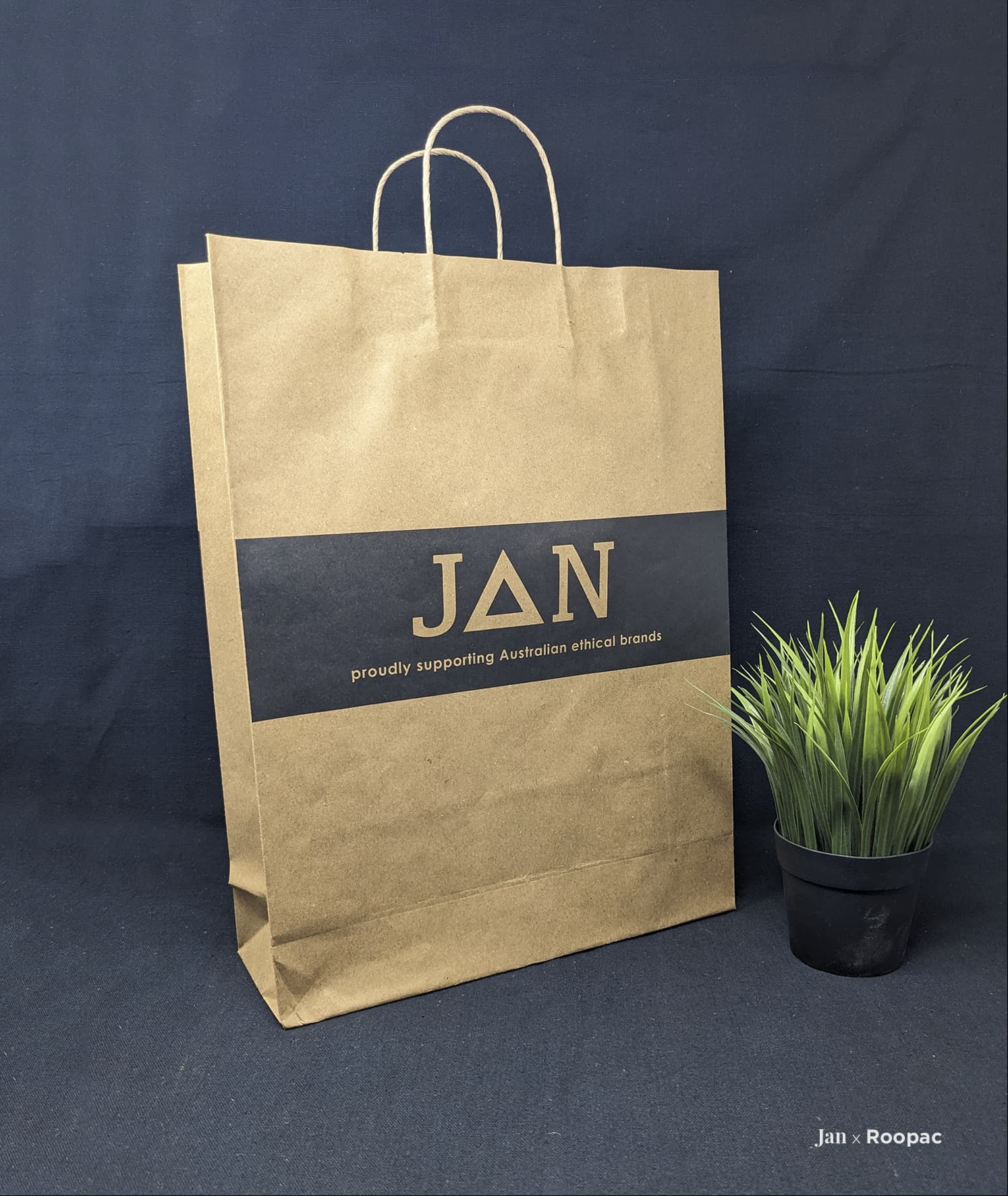 Natural Kraft Paper Bags for JAN, Australia — Roopac