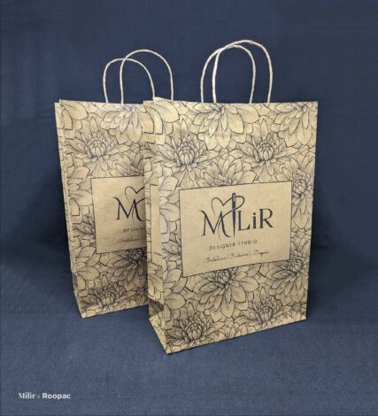 Customizable kraft paper bags