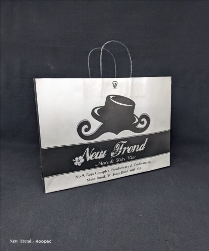 New Trend's sustainable paper bags for fashion shopping