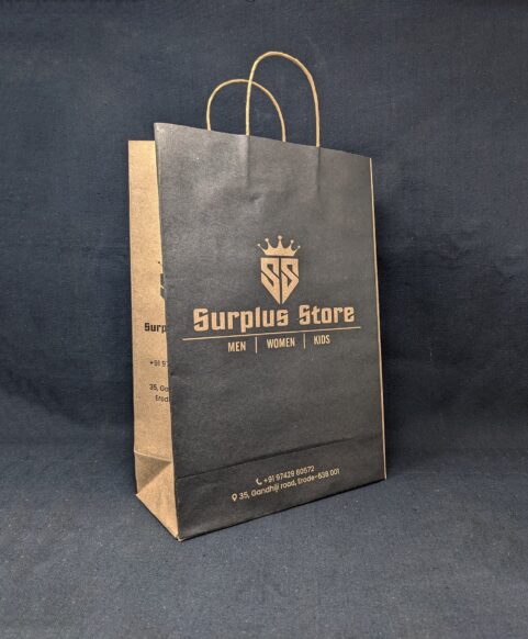 Our durable Paper Bags, suitable for all clothing types, are a top choice for surplus stores in Erode.
