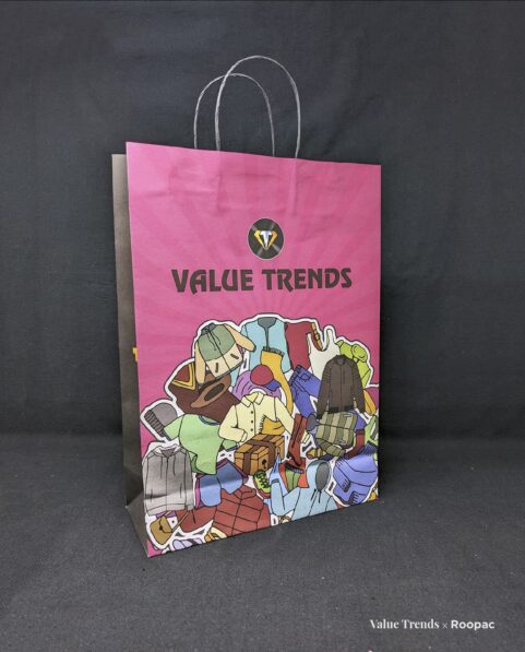 Stylish paper bag from Value Trends