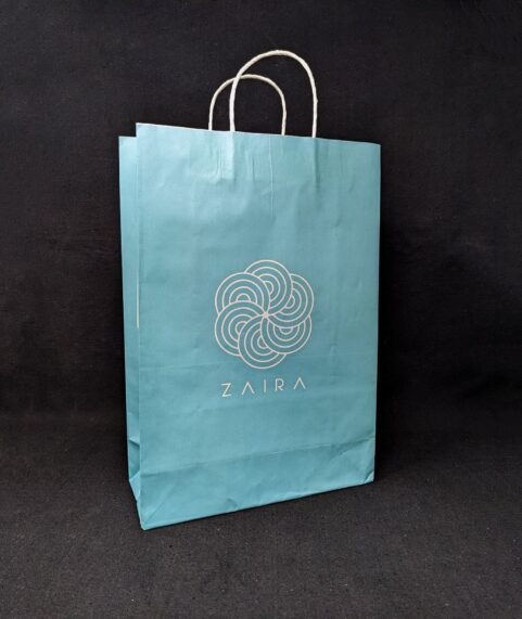 Our lovely and tough Paper Bags, just right for the stylish finds at Zaira Designs, Malappuram, Kerala