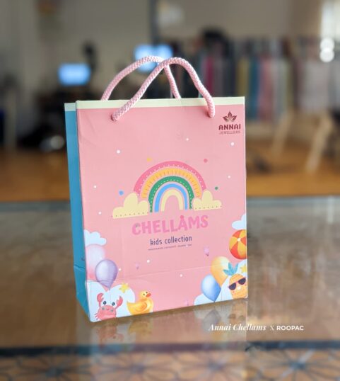 Chellams Kids Collection Paper Bag - Trendy and Stylish Accessory for Fashionable Kids