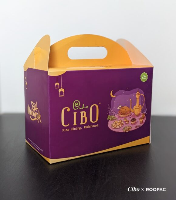 CIBO's Iftar Packaging Box offering an easy and delightful Ramadan meal experience.
