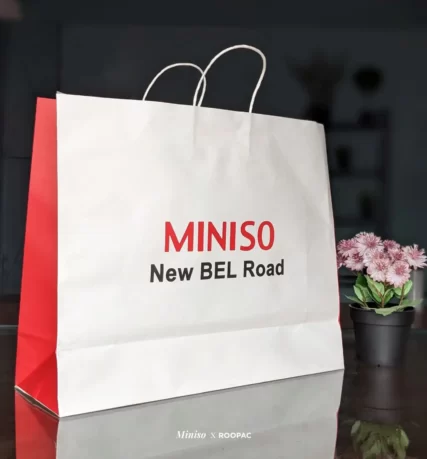 Miniso Special Paper Bag from New BEL Road, Bengaluru