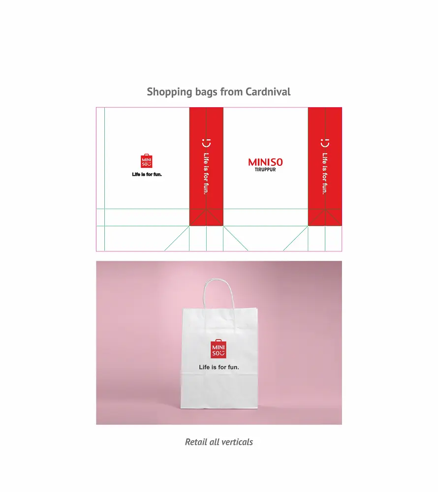 Roopac Packaging Design service for paper bags