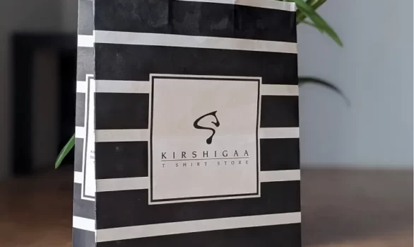 Kirshigaa T Shirt Store Paper Bag, Tiruppur