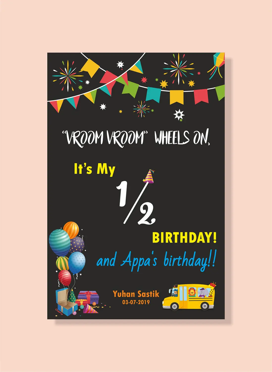 Roopac Personalized Birthday Invitations