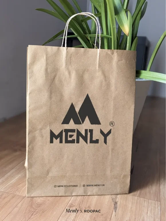 Eco-friendly Kraft Paper Bags from Roopac at Menly Clothing in Chennai