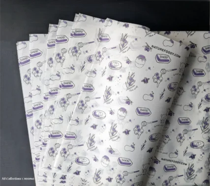 Nature foodie colorful tissue paper