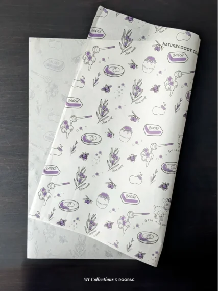 Nature foodie colorful tissue paper