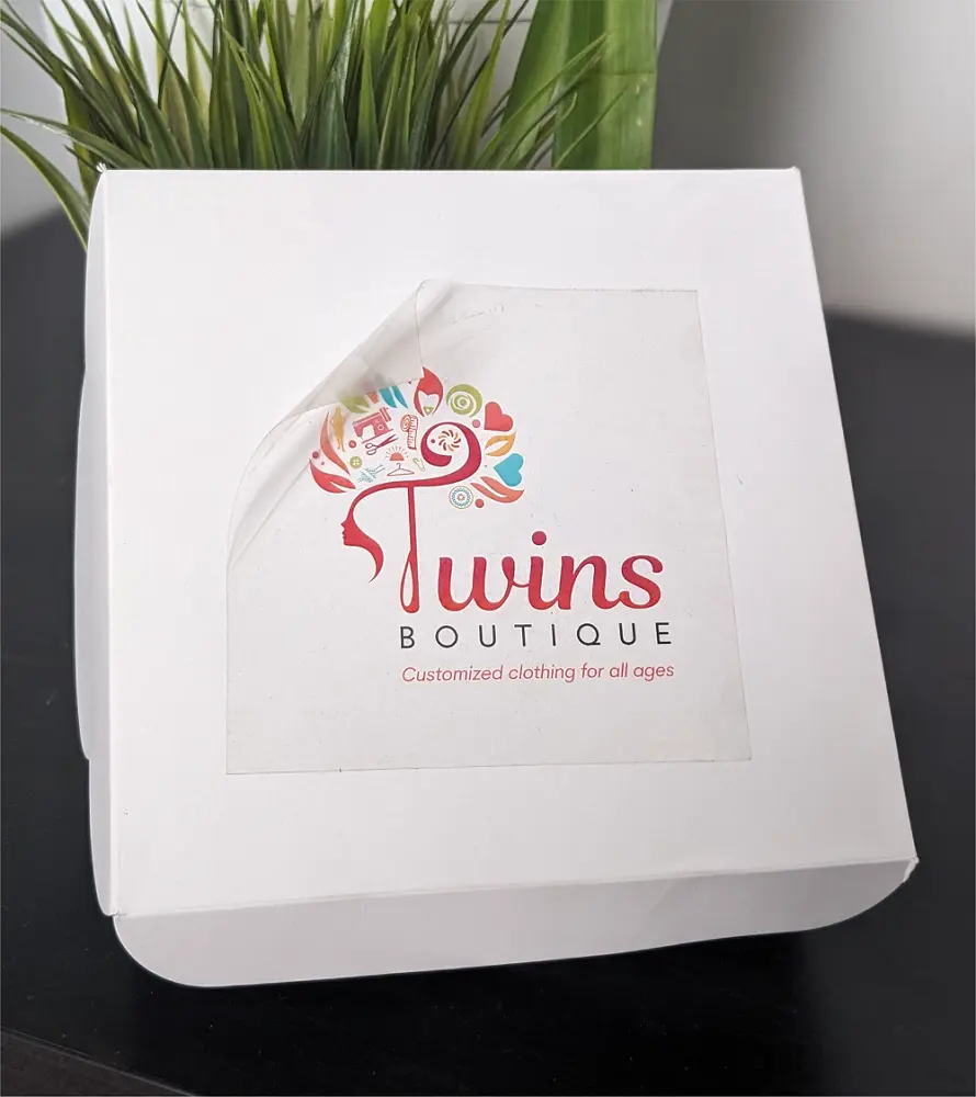 Twins boutique Transparent sticker