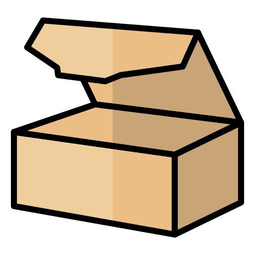 Roopac paper box icon