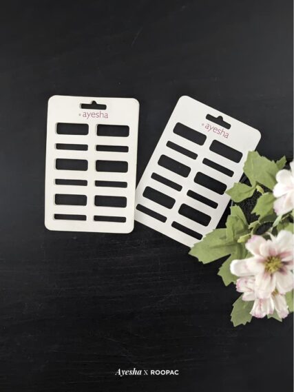 Jewelry Holder Cards by Roopac, perfect for showcasing Ayesha Accessories' range for kids, boys, and girls.
