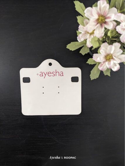 Easy-to-use Jewelry Display Cards by Roopac for Ayesha Accessories' diverse collection.