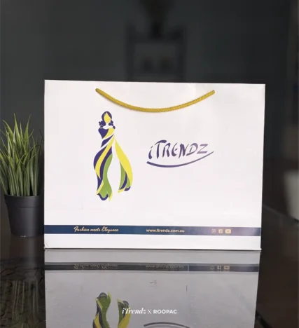 Roopac's Paper Bag: Tailor-made for the saree shopping experience.
