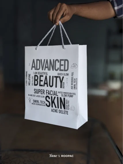 Premium skincare clinic bag for Tune Aesthetics in Coimbatore