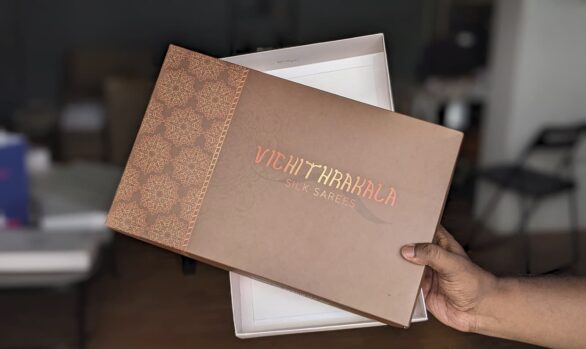 Vichithrakala Foldable Saree Box, Sydney, Australia